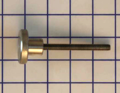 303 Stainless Steel Knurled Knob 5/16''-18 Thread 3'' Stud 1-1/2'' Head Diameter