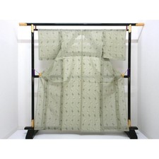 Authentic Unlined kimono with certificate of authenticity Ryukyu Kasuri  2...