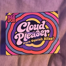 Nee Doh Cloud Pleaser Foam Squeezable Stress Reliever, Purple, Squeeze