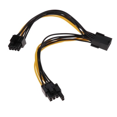 PCI-e 8-polig Auf Dual 8-polig/PCIe 8-polig-2x(6+2-polig)
