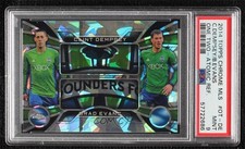 2014 Chrome MLS Atomic Refractor 7/10 Clint Dempsey Eddie Johnson PSA 9 0vl1