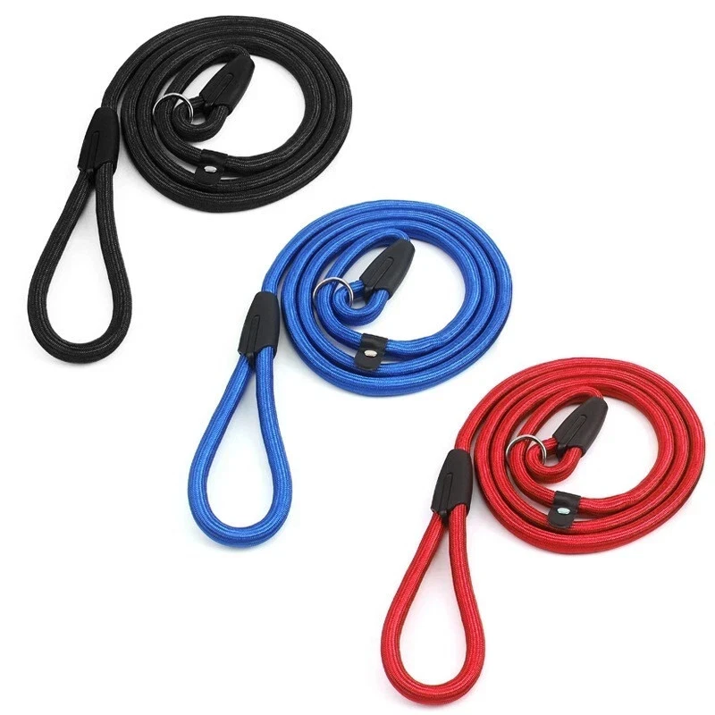 NEW Cesar Dog Puppy Training Correction Leash Millan Slip Lead Pets Nylon Rope