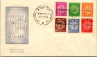 Israel FDC 1948 Doar Ivri (Hebrew Post) Series - Tel Aviv - J33831