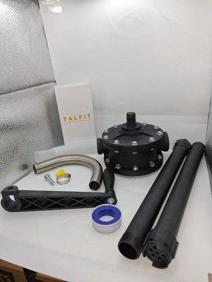 TALFIT 15-55 Gallon Drum Pump, 10 GPM Flow, Manual Rotary Barrel Pumps. READ
