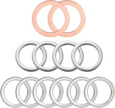 12pcs Differential and Transfer Case Fill/Drain Plug Gaskets for Toyota Lexus 4R
