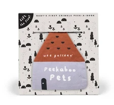 Peekaboo Pets (Wee Gallery Peekaboo Cloth Books, 4) - Rag Book - GOOD
