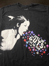 Official Olivia Rodrigo Spill Ur Guts Tour T-Shirt, Black, Size: Large