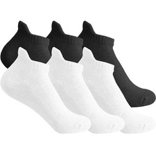 Ankle Socks for Women and Men Heel Tab Athletic Socks Running Athletic Low Cu...