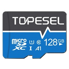 128GB Micro SD Card with Adapter Class 10 Micro SDXC Card UHS-1 Memory Card H...