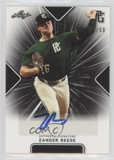 2021 Leaf Perfect Game National Showcase Black 17/50 Zander Reese Auto 2o7