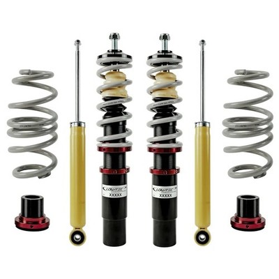 LOWTEC Gewindefahrwerk HiLOW 2 Megalow VW Golf Audi A3 uvm. 55mm Klemmung