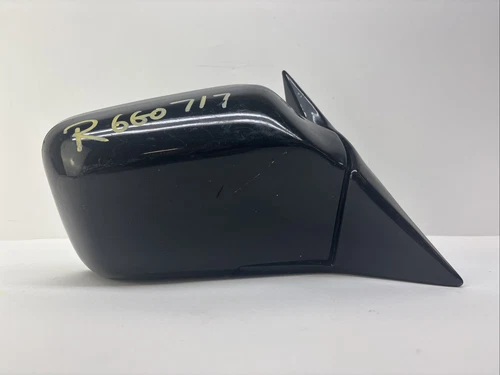 1987-1994 BMW 740i E32 Passenger Door Mirror Black Power