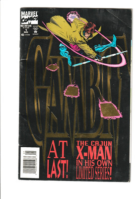 Gambit #1 (1993)   First Solo Limited Series, 1st Candra, Key Issue, Newsstand