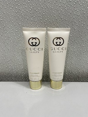 Lot Of 2 Gucci Guilty Pour Femme Body Lotion Travel Size 50ml *Preowned*