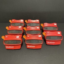 8x Red View-Master Viewer MODEL L Promotional Viewmaster Vintage 1970s