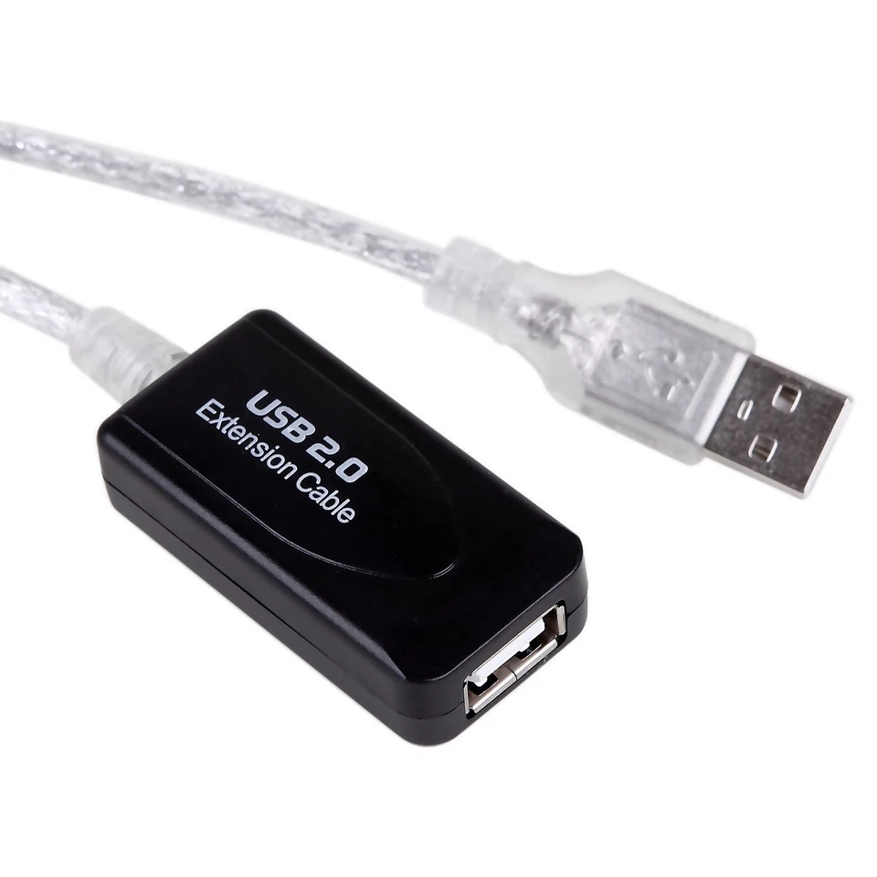 25ft 8M USB 2.0 A Male to Female Active Extension/Repeater Cable Kinect PS3 NEW - Image 4 of 4
