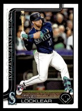2025 Topps #192 Tyler Locklear Rookie Card Seattle Mariners