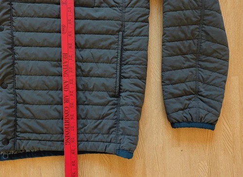 Relwen Windzip Jacket Charcoal Loden Huckberry Men's XL Softshell Quilted Coat image 7