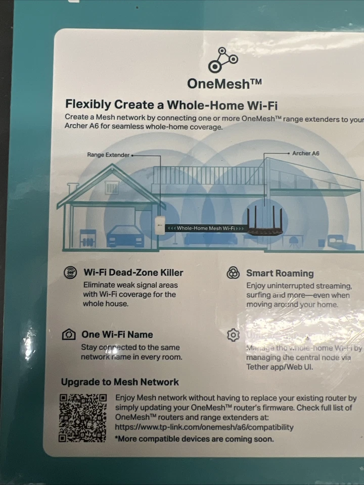 TP-Link Archer A6 AC1200 Wireless Dual Band MU-MIMO Gigabit Wi-Fi Router. - Image 4 of 4