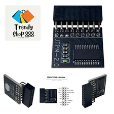 TPM 2.0 Module with 18 Pin, TPM 2.0 LPC Encryption Security Module for ASROCK...