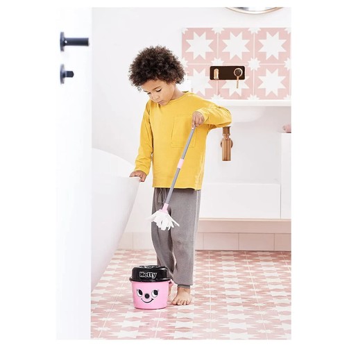 Casdon Little Helper Hetty Branded Mop Bucket Cleaning Toy With Loop Handle Pink - Picture 4 of 6