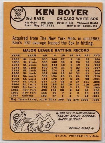 1968 Topps Baseball (1-300) Set Break EX - EX-MT U-Pick from Drop Down List - Picture 346 of 448