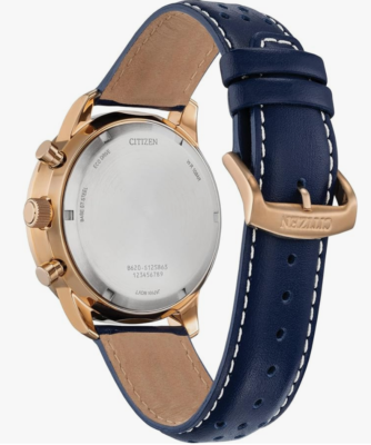 Citizen - CA4503-00L - Men's Eco-Drive Chronograph Rose Gold Watch