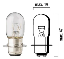 Flosser 1251 12V 25/25W P15d-25-1 Motorcycle ATV UTV Head Light Bulb