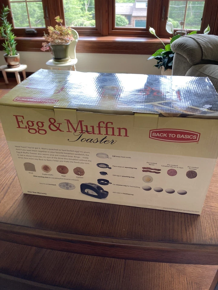 Back to Basics TEM500 Egg-and-Muffin 2-Slice Wide Slot Toaster and Egg Poacher - Image 4 of 4