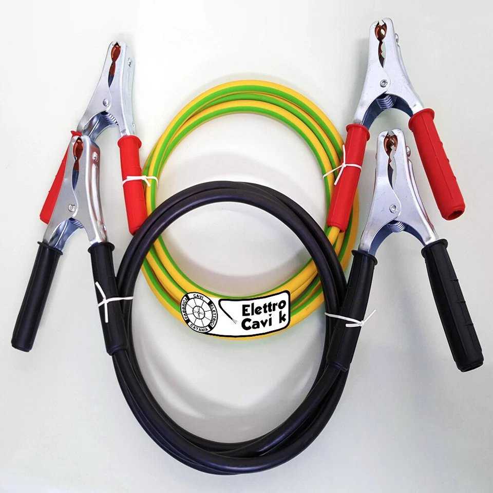 CAVI PER BATTERIA AUTO CAMION TIR TRATTORI 70 mm² 3+3 mt IN RAME PROFESSIONALI