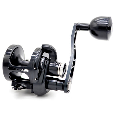 CAMEKOON Multirolle mit Schiebebremse Meeres Trolling Angelrolle Bremskraft 30kg