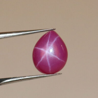 Natural 6 Rays Red Star Ruby 2.35 Ct. Loose Gemstone For Jewelry Making STR-352