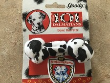 VTG Goody Disney s 101 Dalmatian Dog/Bone Kiddie Childs Hair Barrette New Rare