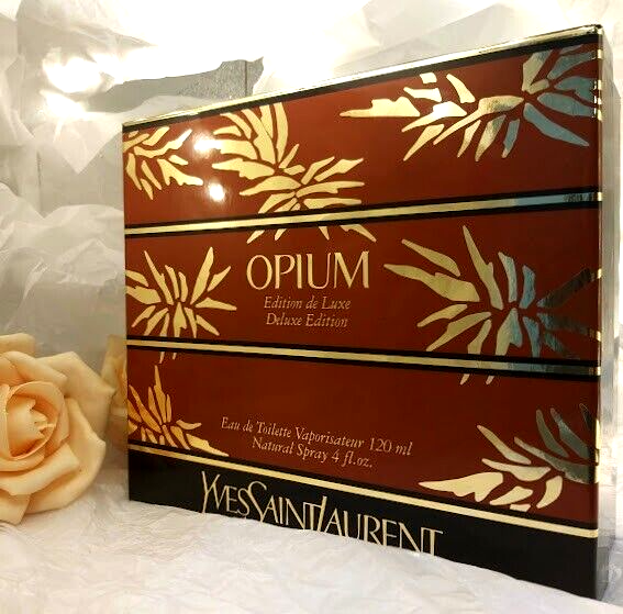 ❦OPIUM,YVES SAINT LAURENT YSL,Edition de Luxe with Bulb atomizer