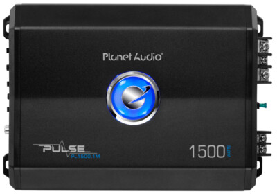 Planet Audio PL1500.1M 1500 W Max Class AB Monoblock Stereo Car Audio Amplifier