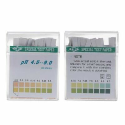 100 PH Indicator Test Strips 4.5-9 Paper Litmus Tester Laboratory Urine & Saliva