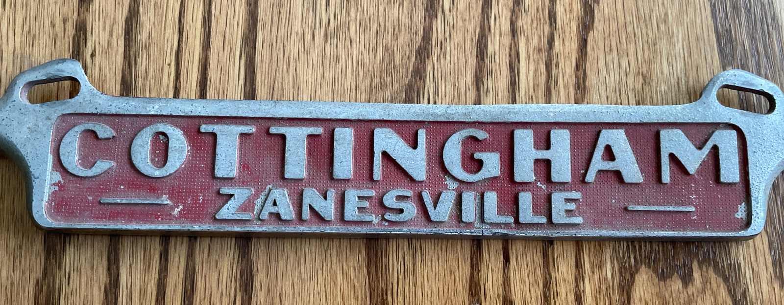 Vintage Cottingham Ford Dealership License Plate Frame Zanesville, Ohio eBay