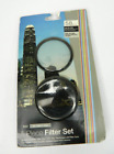 Vivitar 5 Piece Filter Set 58mm Uv & Cpl Filter, Lens Cap, Cap Keeper & Case Nos