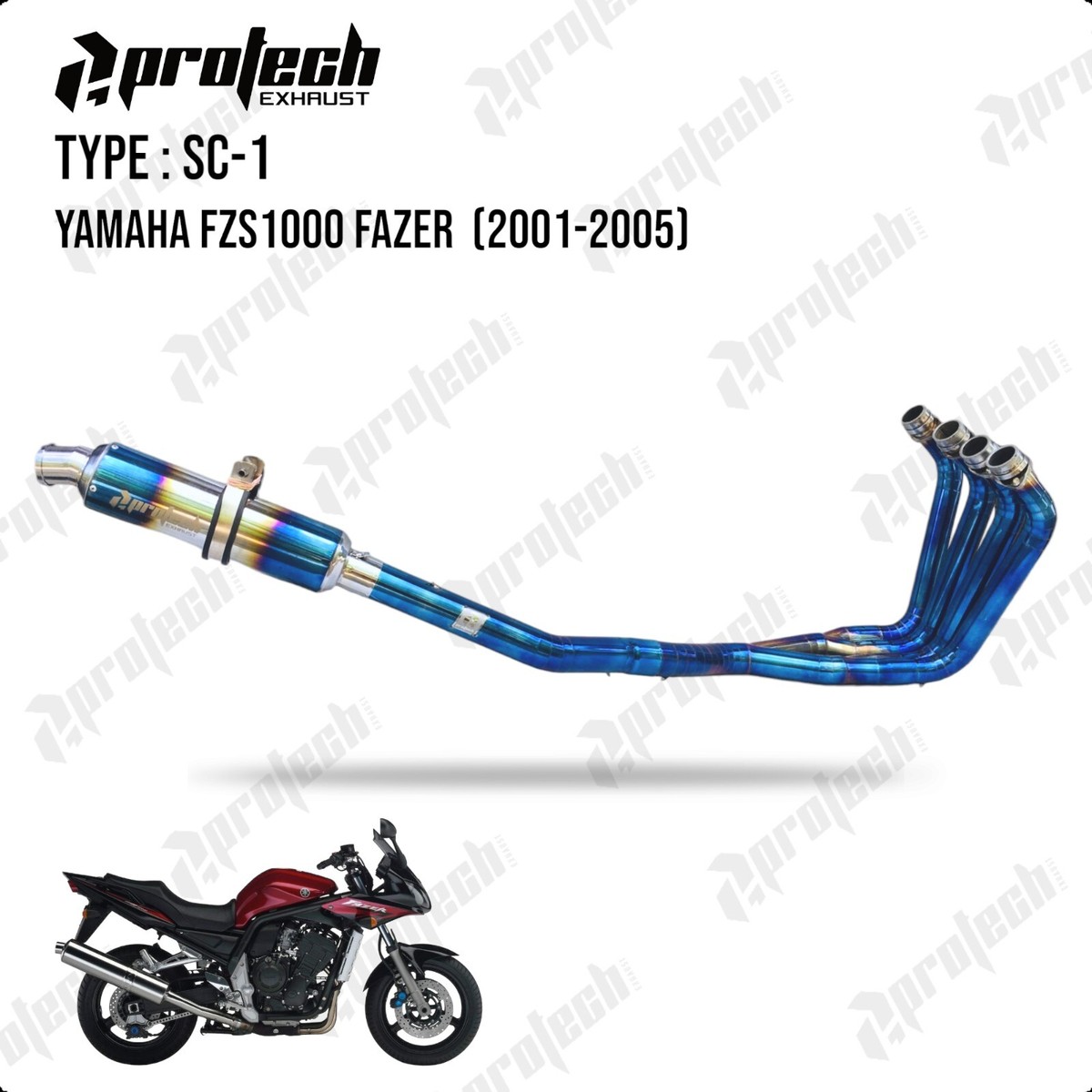 Exhaust Header Pipe Muffler Fits Yamaha FZ1 Fazer FZS1000 2001