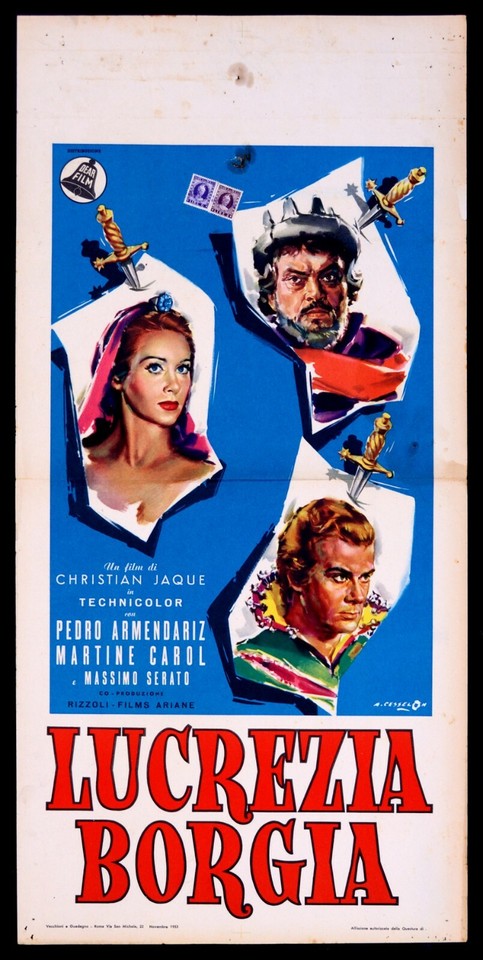 Locandina di Lucrezia Borgia (1953)