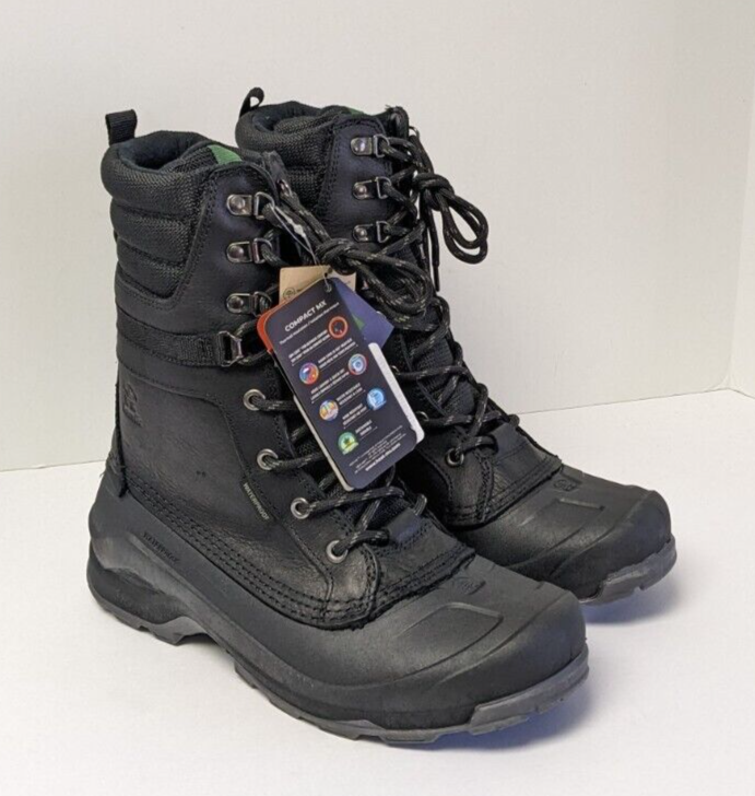 Kamik State Waterproof Winter Boots, Black Leather, Men\'s 9 M Amazon.com | Kamik Men main image 4