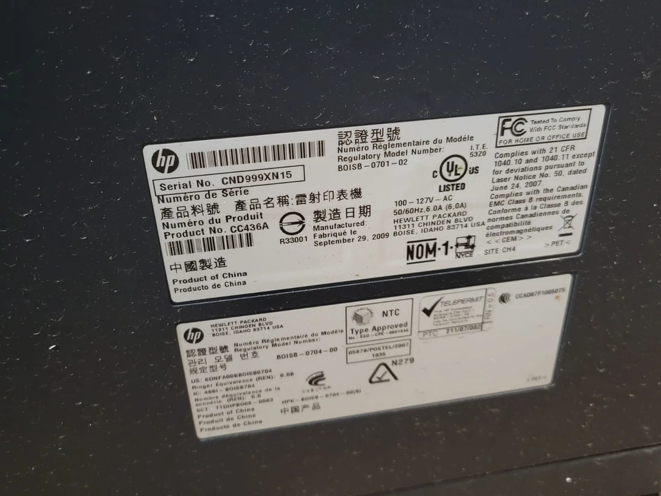 HP - CC436A - Color LaserJet CM2320nf All-in-One Multifunction Monochrome Laser - Image 2 of 4