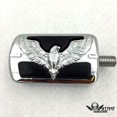 HTTMT- Chrome Eagle FootPeg shifter peg For Harley Street Bob FXDB SuperLow 1200