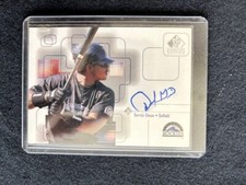 Derrick Gibson    Certified Autograph Signature Auto Card (Inventory #A)