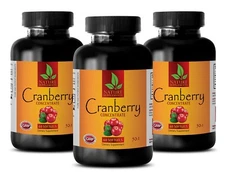 Concentrated  CRANBERRY EXTRACT 50:1 252mg - Urinary Tract Health - 3 Bottles