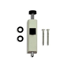 Andersen White Auxiliary Security Lock for Frenchwood Gliding Doors 334 Inch