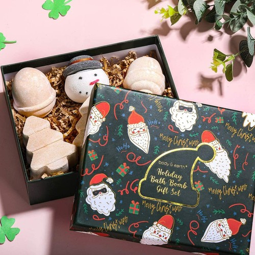 Bath Bombs Gift Set 6 Piece Lavender Vanilla & Rose Handmade Bubble Bath Fizzies - Picture 6 of 6