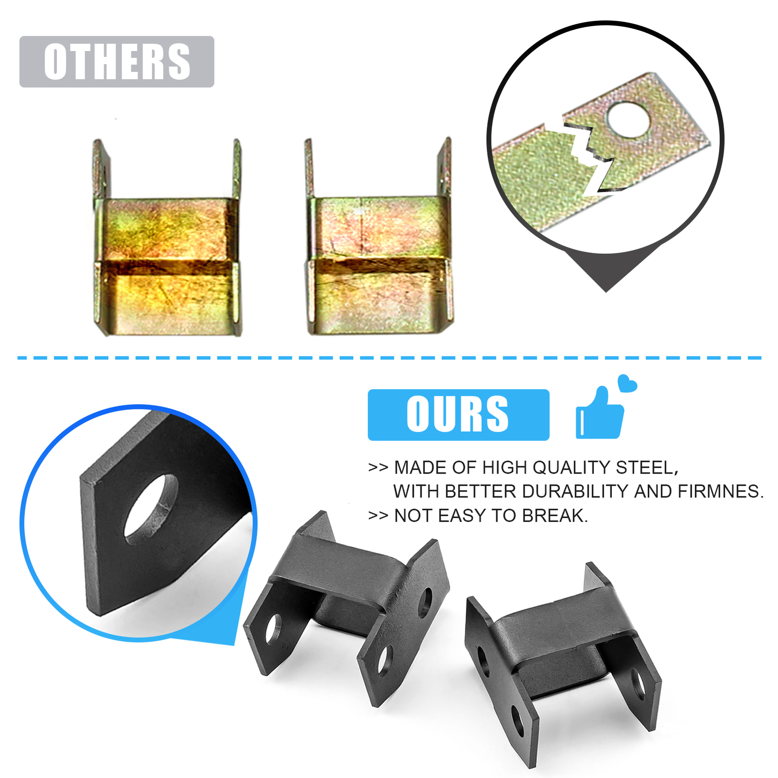 Heavy Duty 2" Front & Rear ATV Full Rise Lift Kit Fits Honda Recon TRX 250 97-08