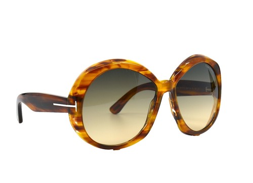 NWT Tom Ford FT1196 Blonde Havana Cat Eye 65mm Sunglasses Tom Ford FT1196 53E Blonde Havana/Brown 65-05-140 Sunglasses  main image 2
