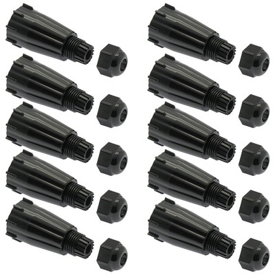 10x 0.35'' 9mm Outdoor Waterproof Connector Cap RJ45 Network LAN Ethernet Cable
